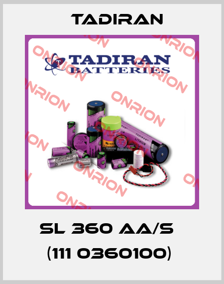 SL 360 AA/S   (111 0360100)  Tadiran