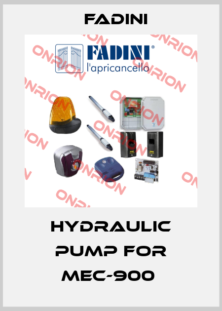 HYDRAULIC PUMP FOR MEC-900  FADINI