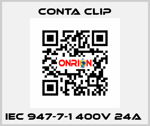 IEC 947-7-1 400V 24A  Conta Clip