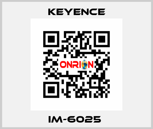 IM-6025  Keyence