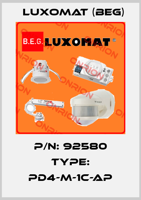 P/N: 92580 Type: PD4-M-1C-AP LUXOMAT (BEG)
