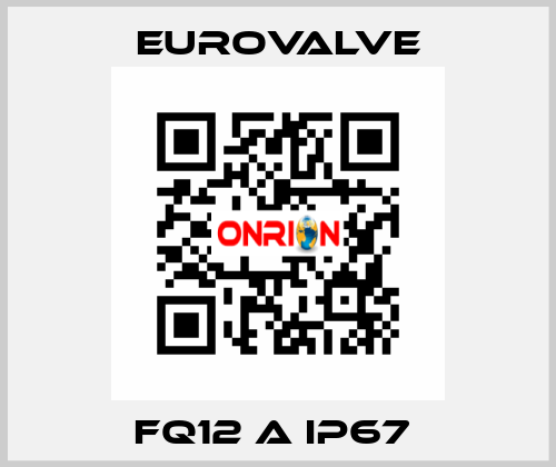 FQ12 A IP67  Eurovalve