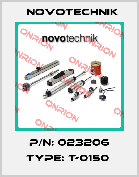 P/N: 023206 Type: T-0150  Novotechnik