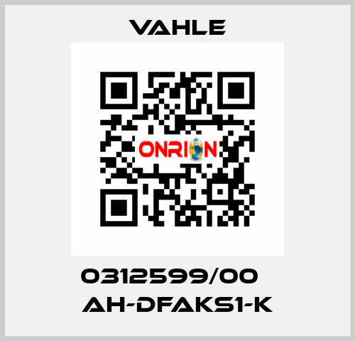 0312599/00    AH-DFAKS1-K  Vahle