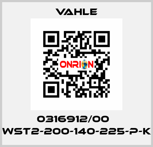 0316912/00    WST2-200-140-225-P-K  Vahle