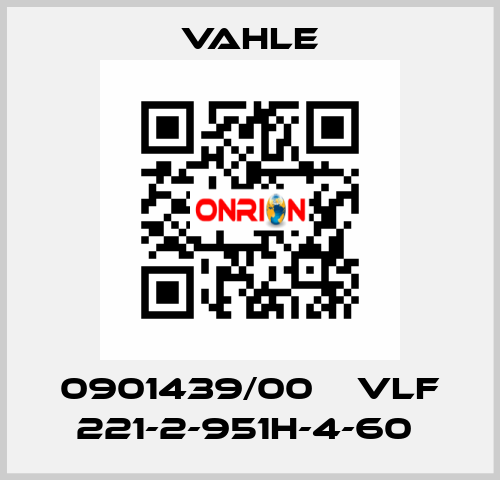 0901439/00    VLF 221-2-951H-4-60  Vahle