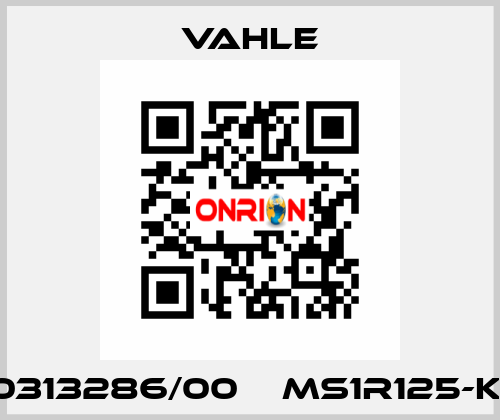 0313286/00    MS1R125-K  Vahle