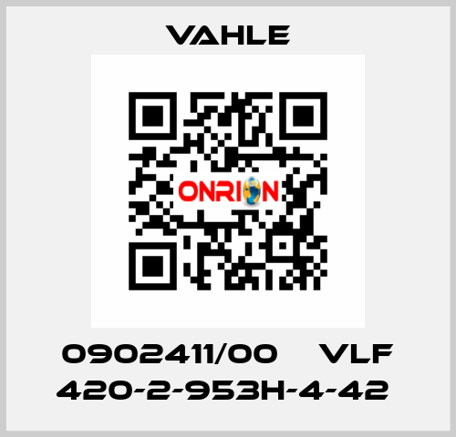 0902411/00    VLF 420-2-953H-4-42  Vahle