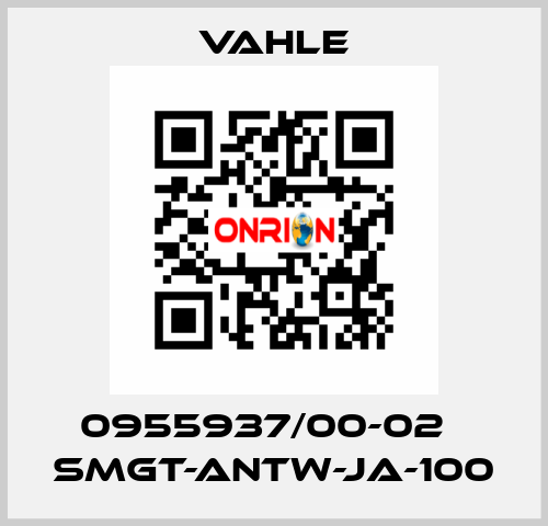 0955937/00-02    SMGT-ANTW-JA-100  Vahle