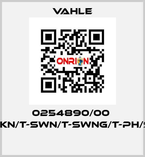 0254890/00  SK-SKN/T-SWN/T-SWNG/T-PH/S-28  Vahle