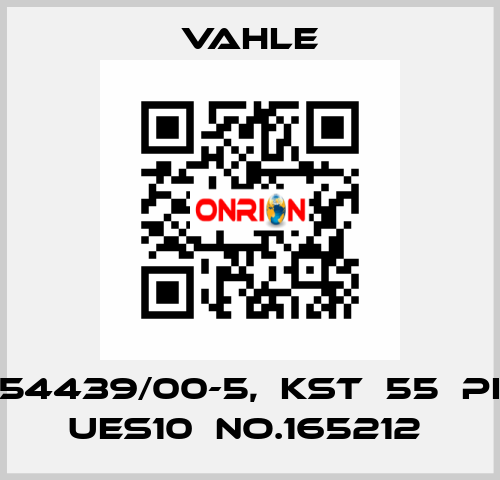 154439/00-5,  KST  55  PE UES10  NO.165212  Vahle