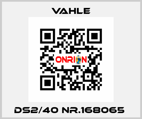 DS2/40 NR.168065  Vahle