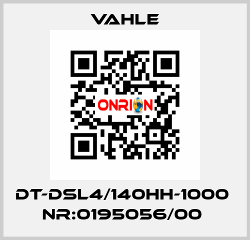 DT-DSL4/140HH-1000  NR:0195056/00  Vahle