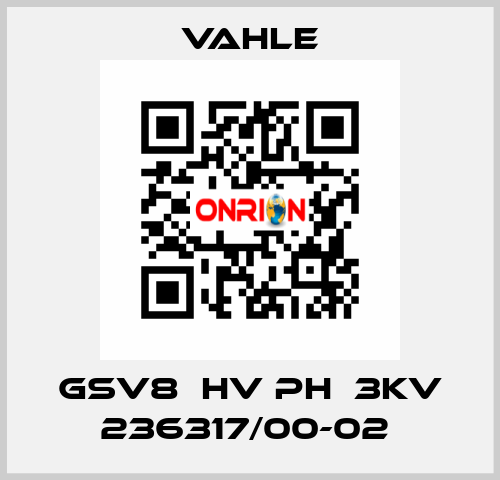 GSV8  HV PH  3KV 236317/00-02  Vahle