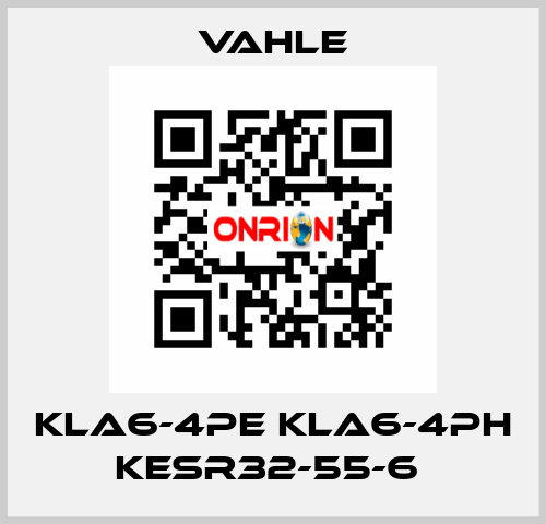 KLA6-4PE KLA6-4PH KESR32-55-6  Vahle