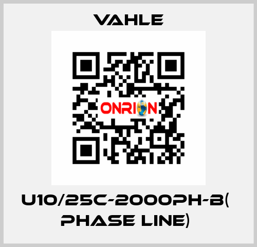 U10/25C-2000PH-B(  phase line)  Vahle