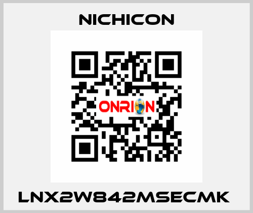 LNX2W842MSECMK  NICHICON