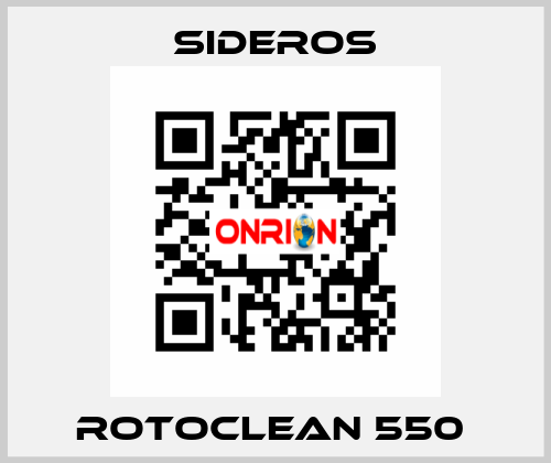 Rotoclean 550  Sideros