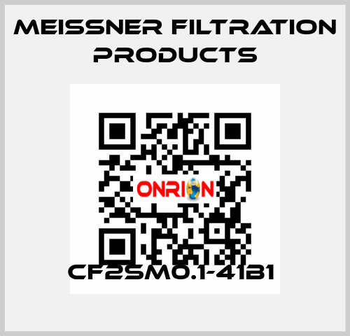 CF2SM0.1-41B1  Meissner Filtration Products