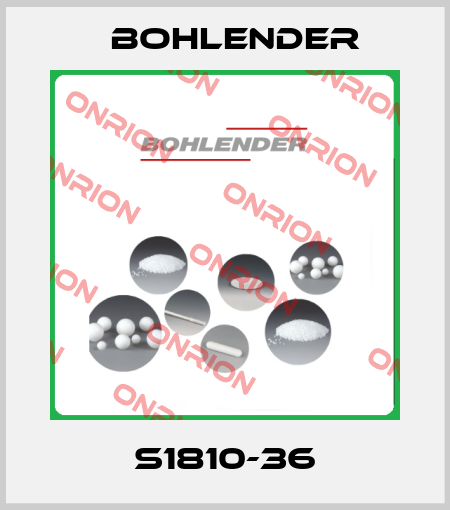 S1810-36 Bohlender