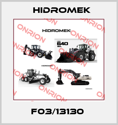 F03/13130  Hidromek