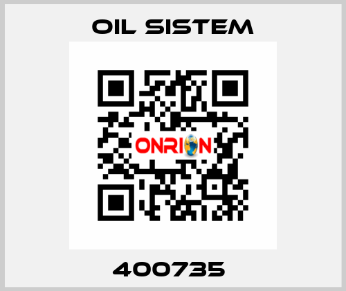 400735  Oil Sistem