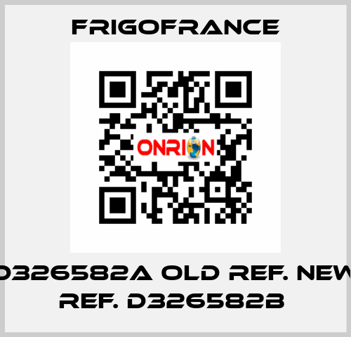 D326582A old ref. new ref. D326582B  Frigofrance