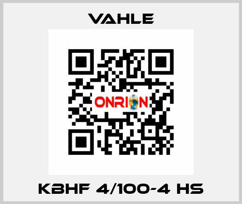 KBHF 4/100-4 HS Vahle