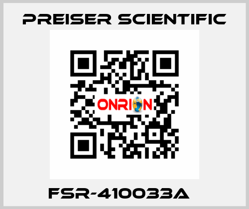 FSR-410033A   Preiser Scientific