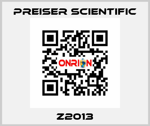 Z2013 Preiser Scientific