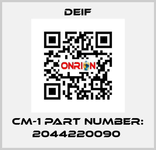 CM-1 part number: 2044220090  Deif