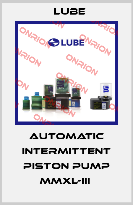 Automatic intermittent piston pump MMXL-III  Lube