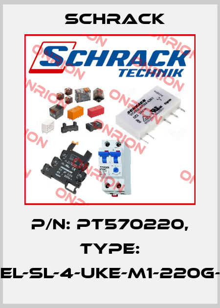 P/N: PT570220, Type: SREL-SL-4-UKE-M1-220G-06 Schrack