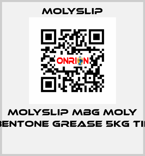 Molyslip MBG Moly Bentone Grease 5Kg Tin  Molyslip