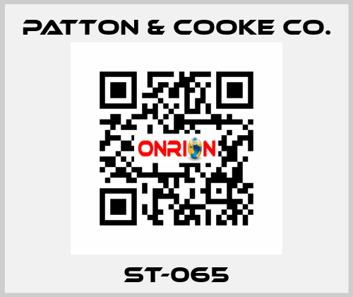 ST-065 Patton & Cooke Co.