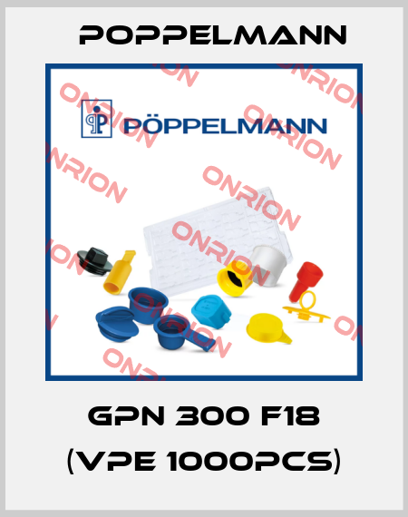 GPN 300 F18 (VPE 1000pcs) Poppelmann