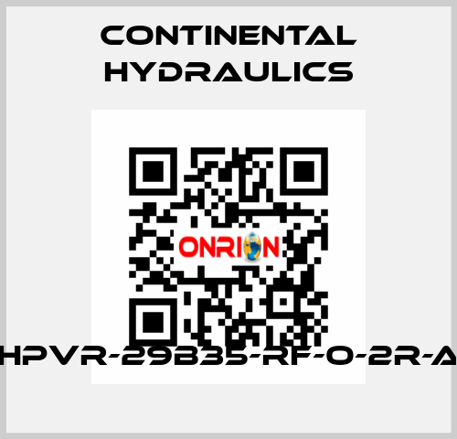 HPVR-29B35-RF-O-2R-A Continental Hydraulics