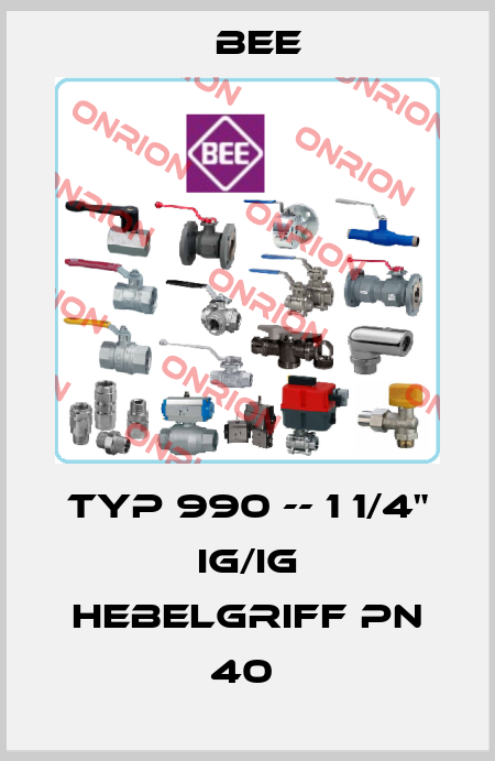  Typ 990 -- 1 1/4" IG/IG Hebelgriff PN 40  BEE