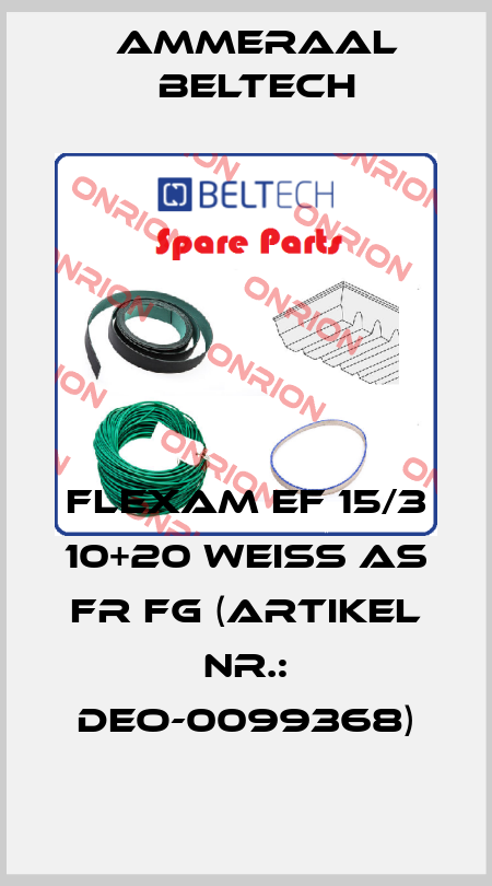 Flexam EF 15/3 10+20 weiß AS FR FG (Artikel nr.: DEO-0099368) Ammeraal Beltech