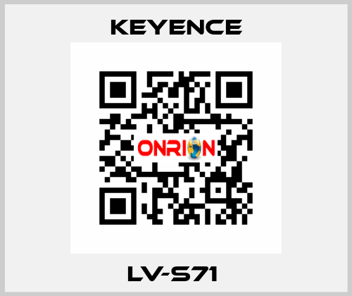 LV-S71  Keyence