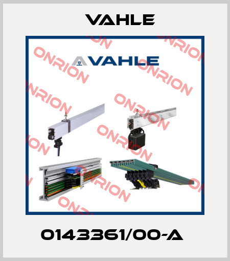 0143361/00-A  Vahle