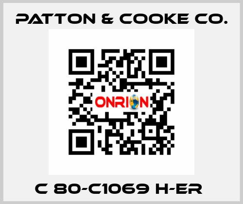 C 80-C1069 H-ER  Patton & Cooke Co.