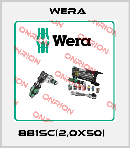 881SC(2,0X50)   Wera