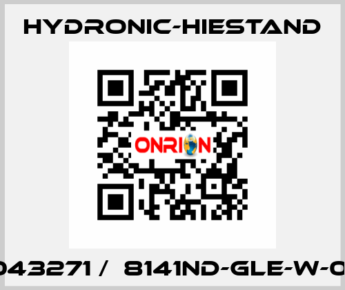 043271 /  8141ND-GLE-W-01 HYDRONIC-HIESTAND