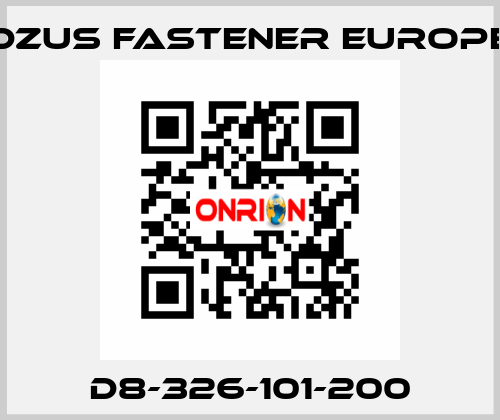 D8-326-101-200 Dzus Fastener Europe