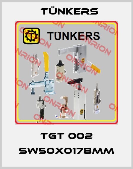 TGT 002 SW50X0178MM Tünkers