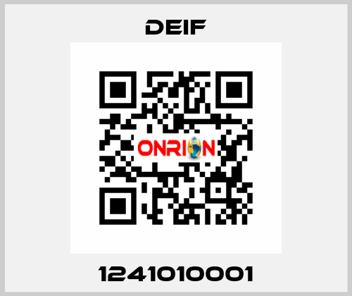 1241010001 Deif