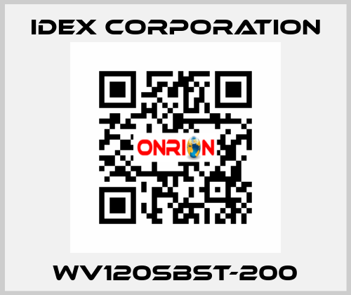 WV120SBST-200 IDEX Corporation