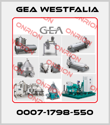 0007-1798-550 Gea Westfalia