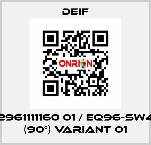 2961111160 01 / EQ96-sw4 (90°) Variant 01 Deif